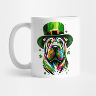 Chinese Shar-Pei Celebrates Saint Patrick's Day Mug